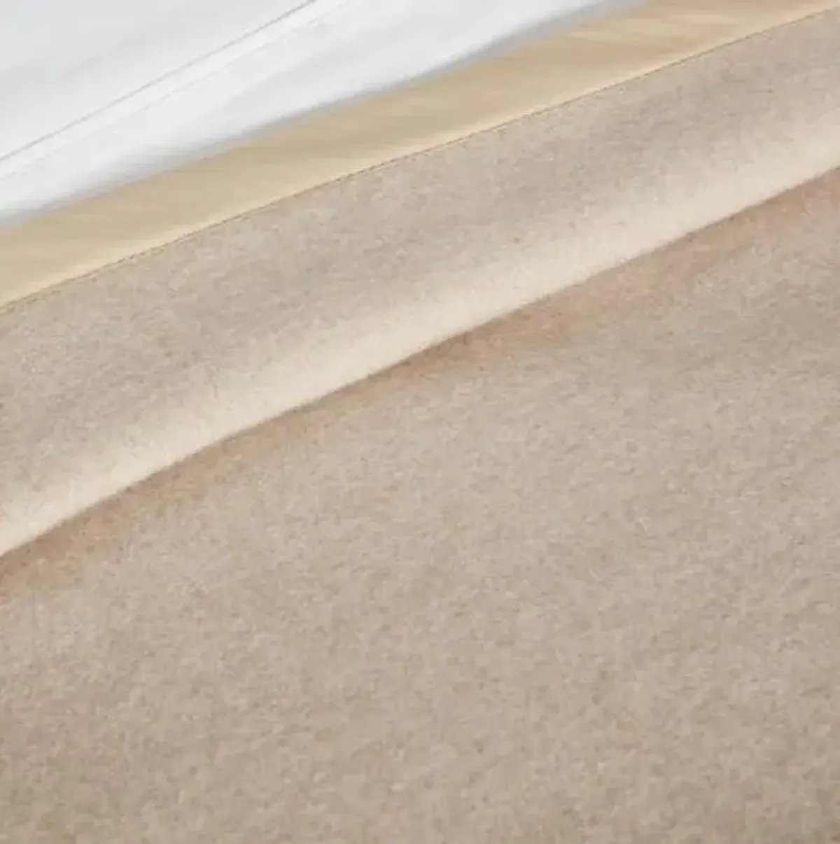 Heather Cotton Blanket - Beige