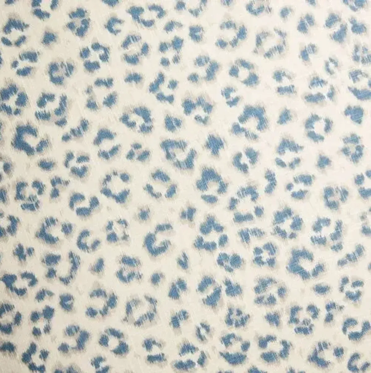 Carrie Leopard Euro Sham - Blue