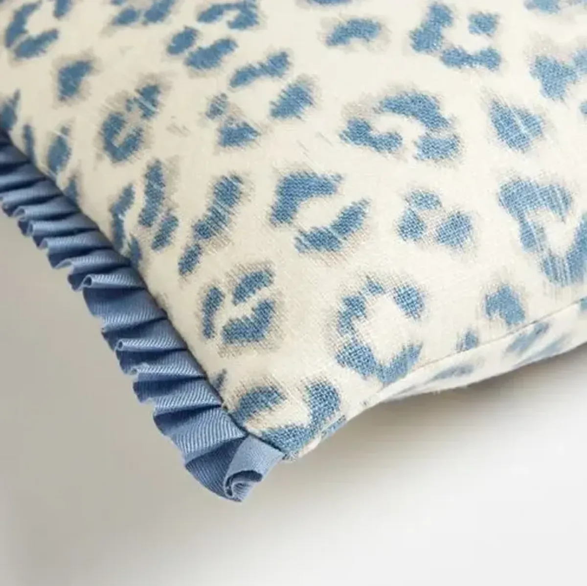 Carrie Leopard Boudoir Sham - Blue