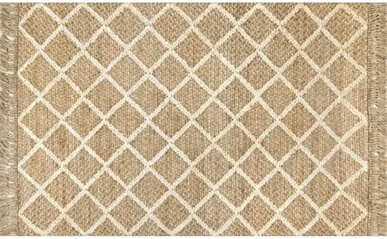 Lena Handwoven Jute Rug - Natural - Brown - Brown