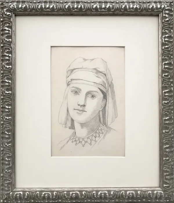 19th-C. Renaissance-Style Portrait - Antiquarian Art Company - Gray