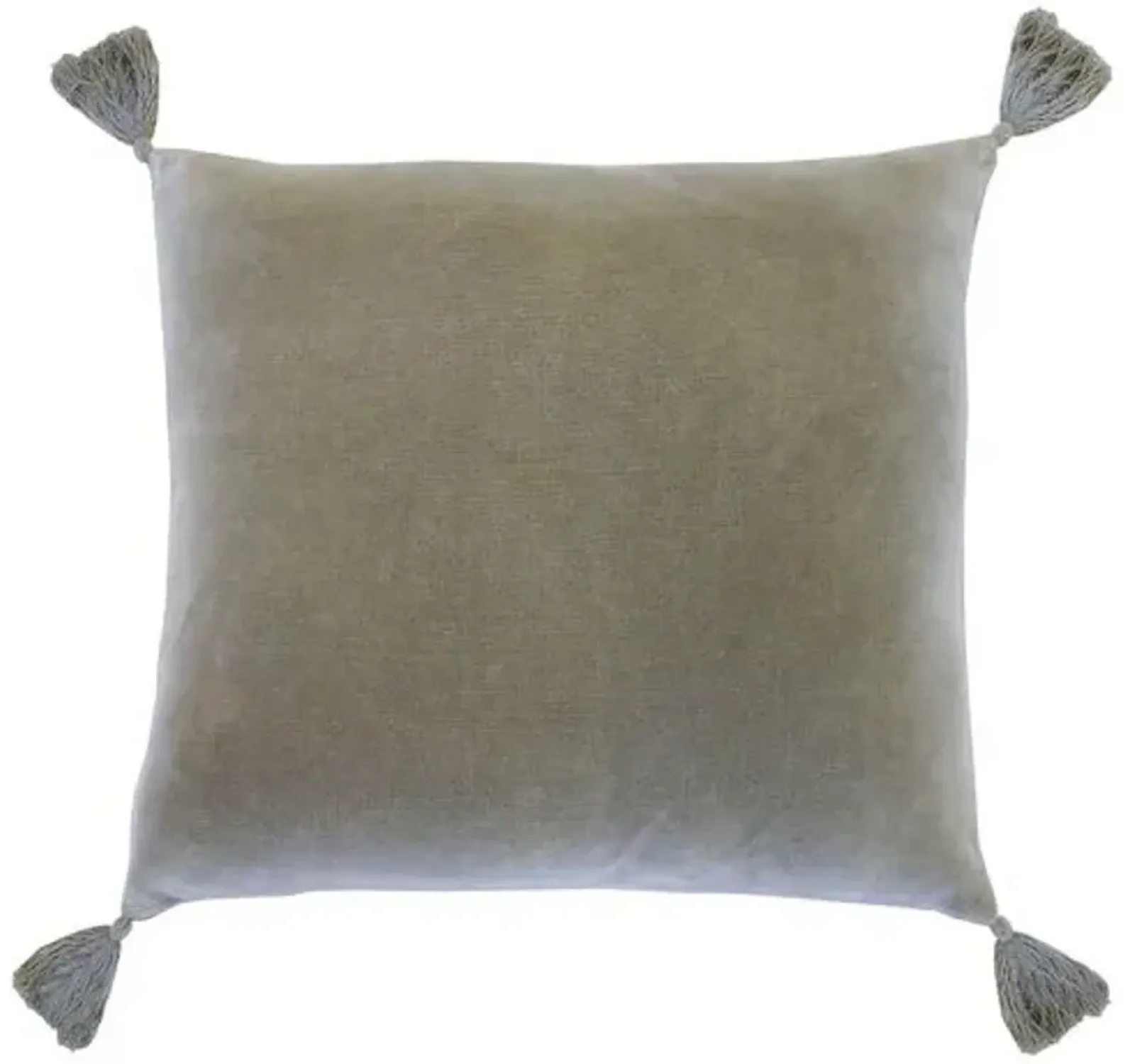 Bianca 20x20 Pillow - Sage Velvet - Pom Pom at Home