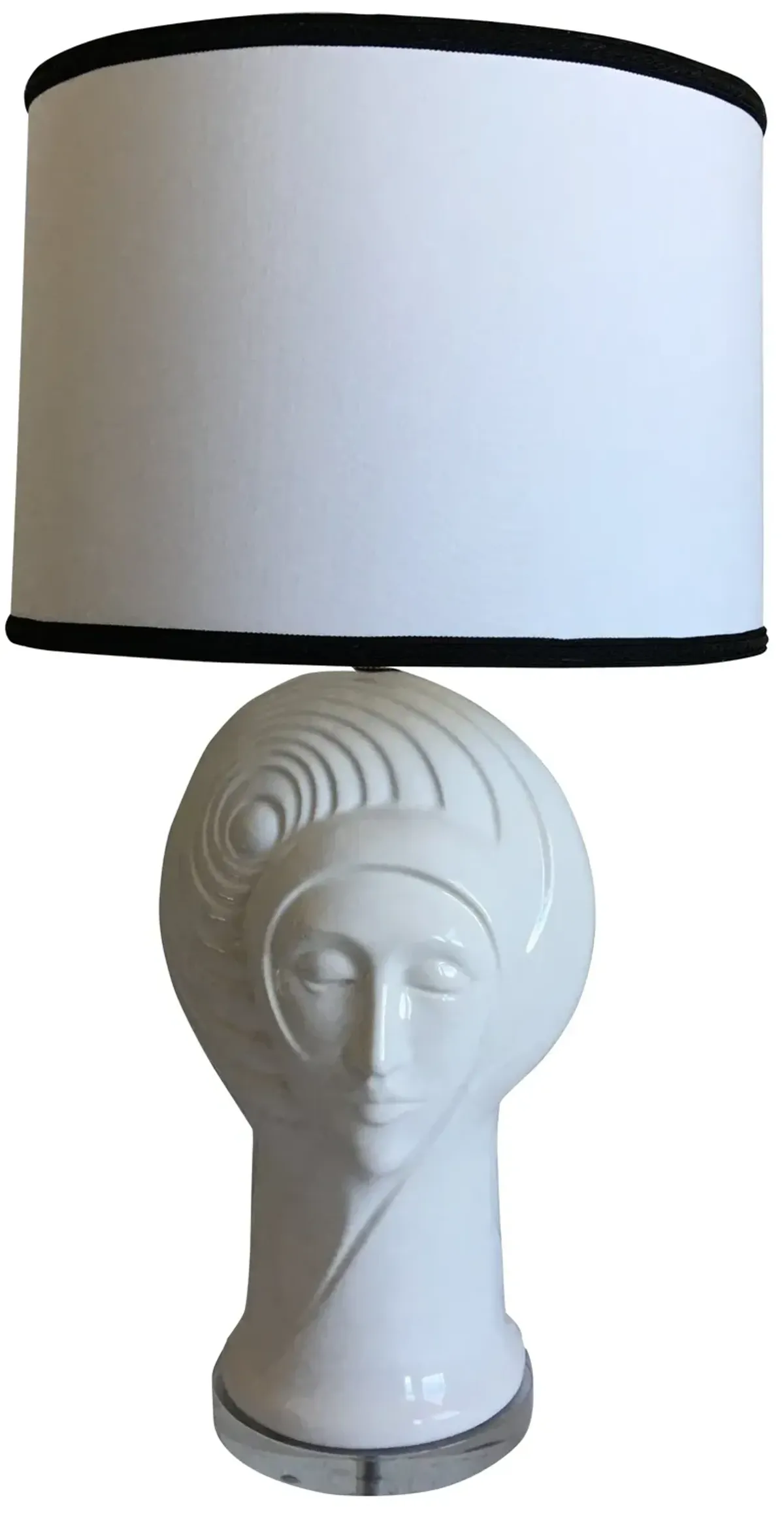 Italian Ceramic Heads Lamp - C the Light Interiors