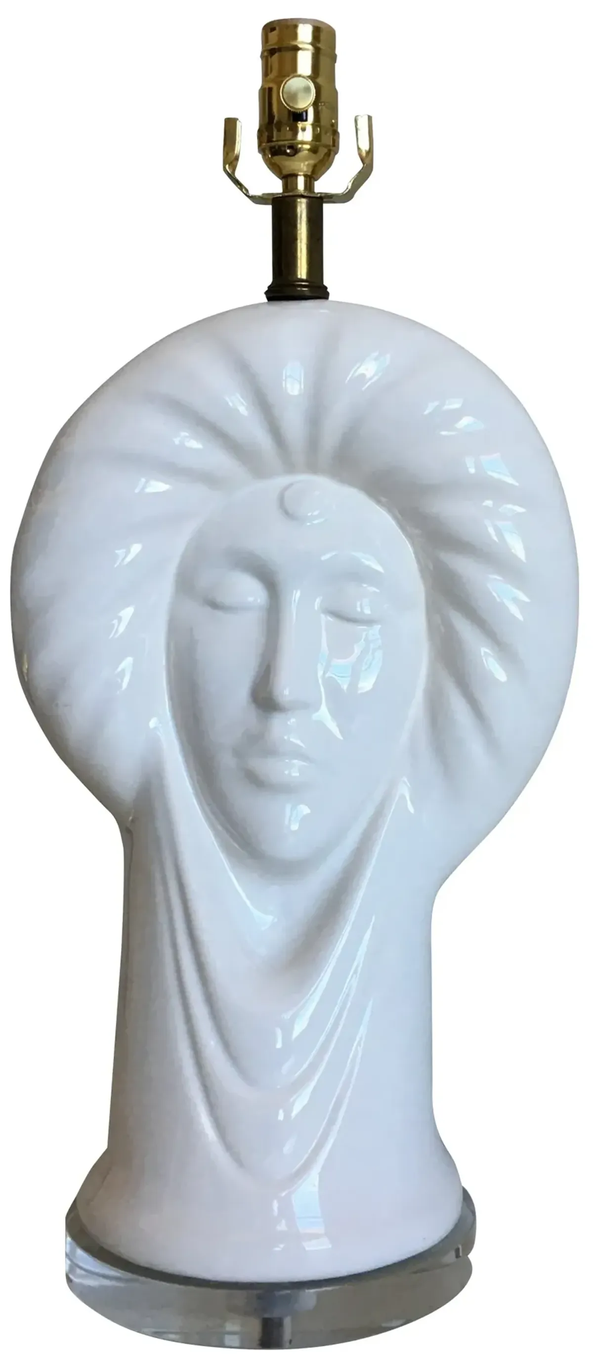 Italian Ceramic Heads Lamp - C the Light Interiors