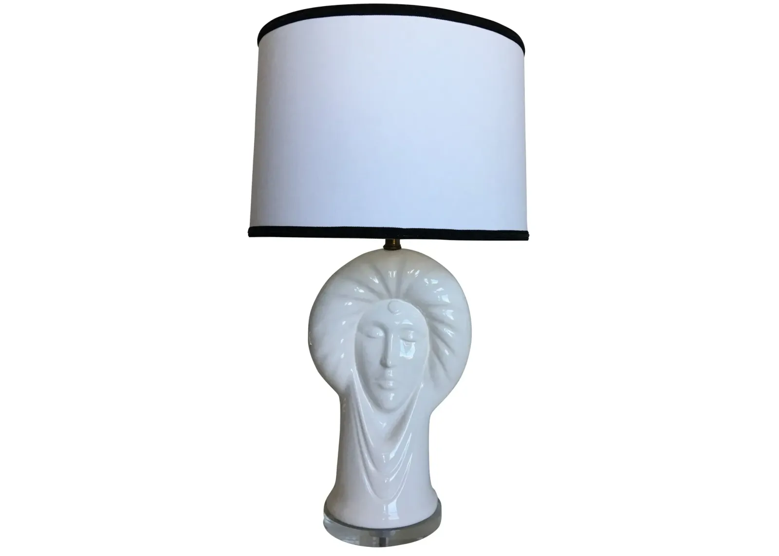 Italian Ceramic Heads Lamp - C the Light Interiors