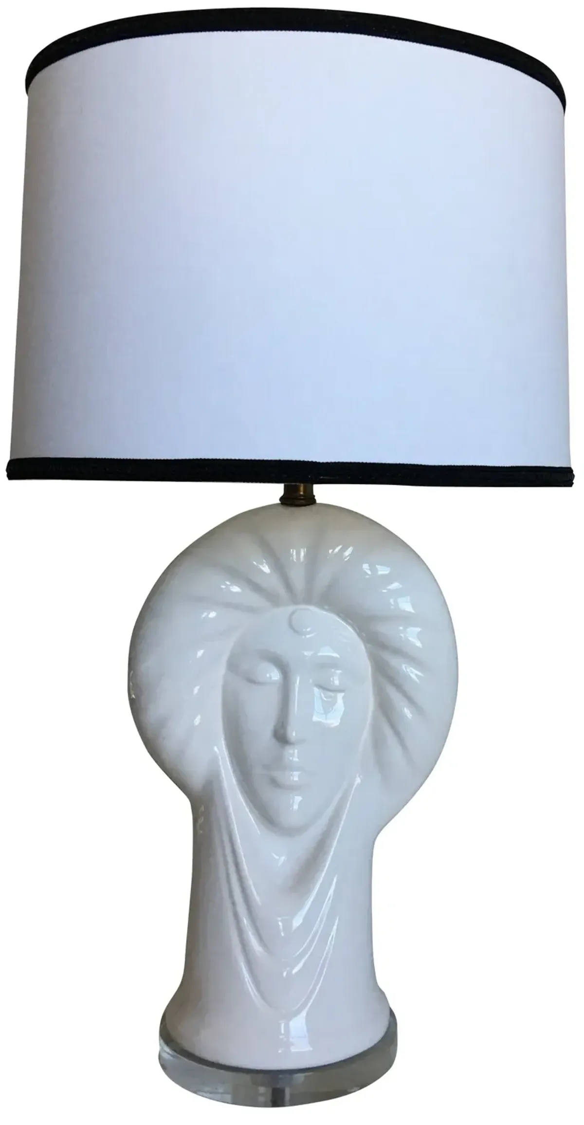 Italian Ceramic Heads Lamp - C the Light Interiors