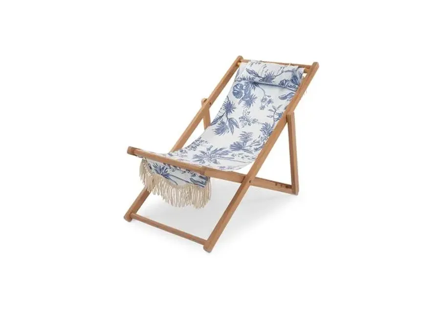 Elodie Sling Beach Chair - Chinoiserie