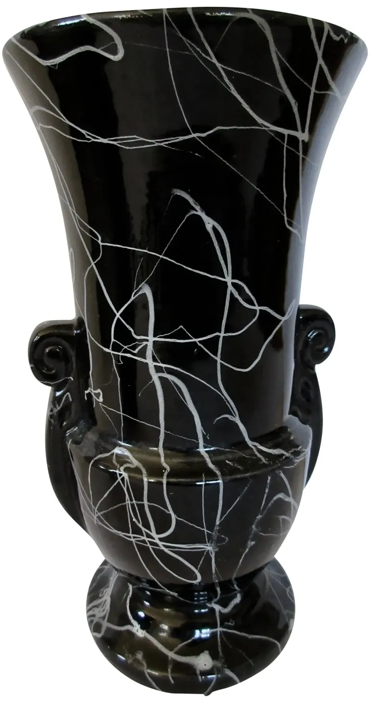 McCoy Spiderweb Vases - Set of 3 - The Emporium Ltd. - Black