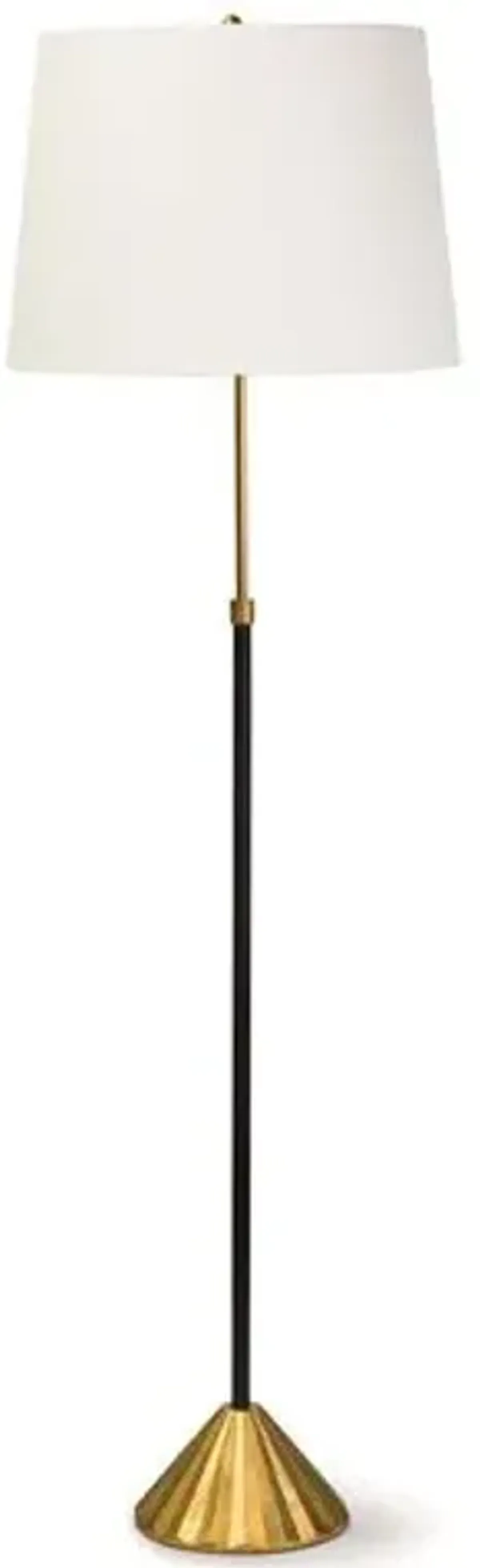 Coastal Living Parasol Floor Lamp - Gold Leaf - Regina Andrew