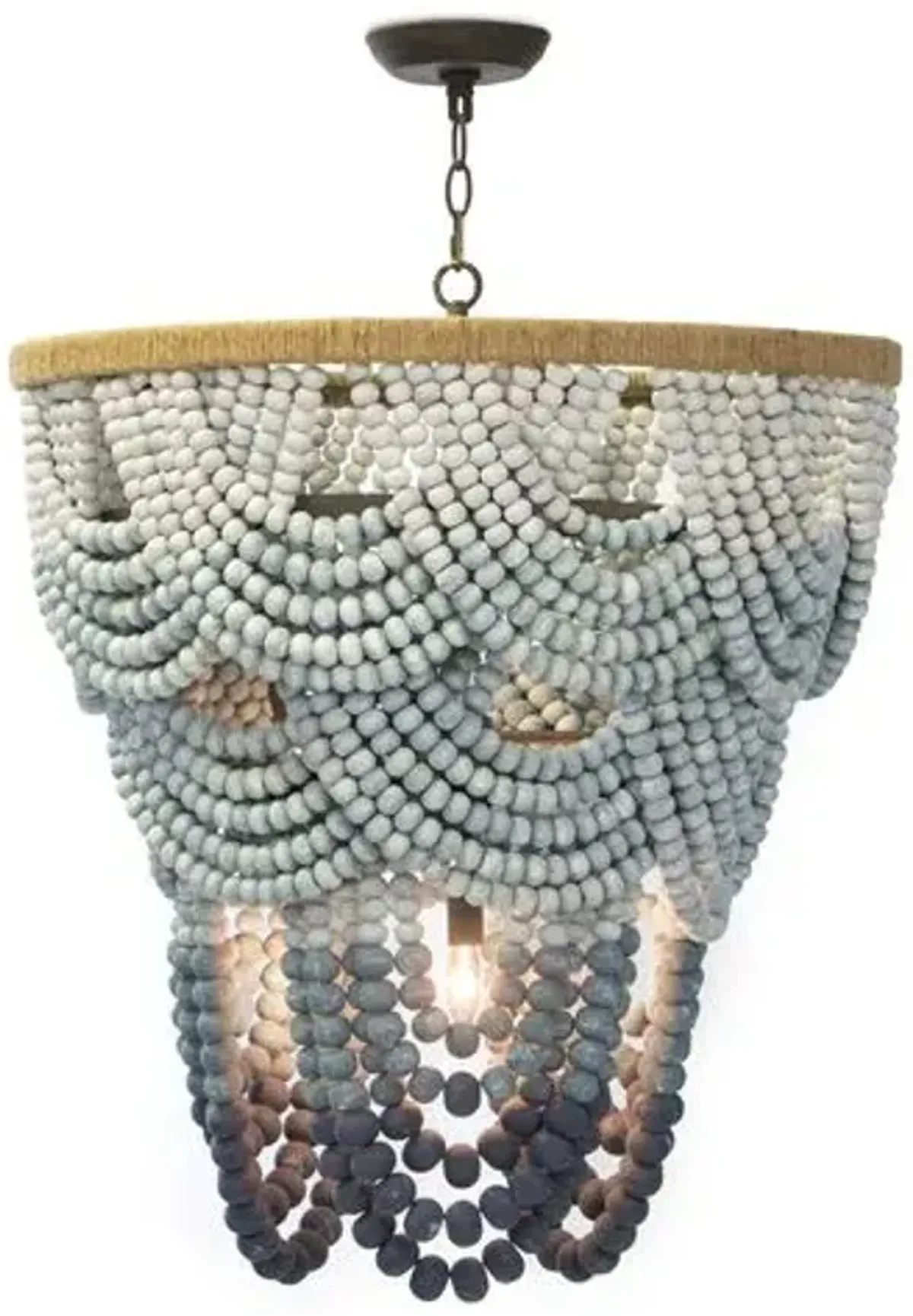 Coastal Living Ombré Chandelier - Blue - Regina Andrew