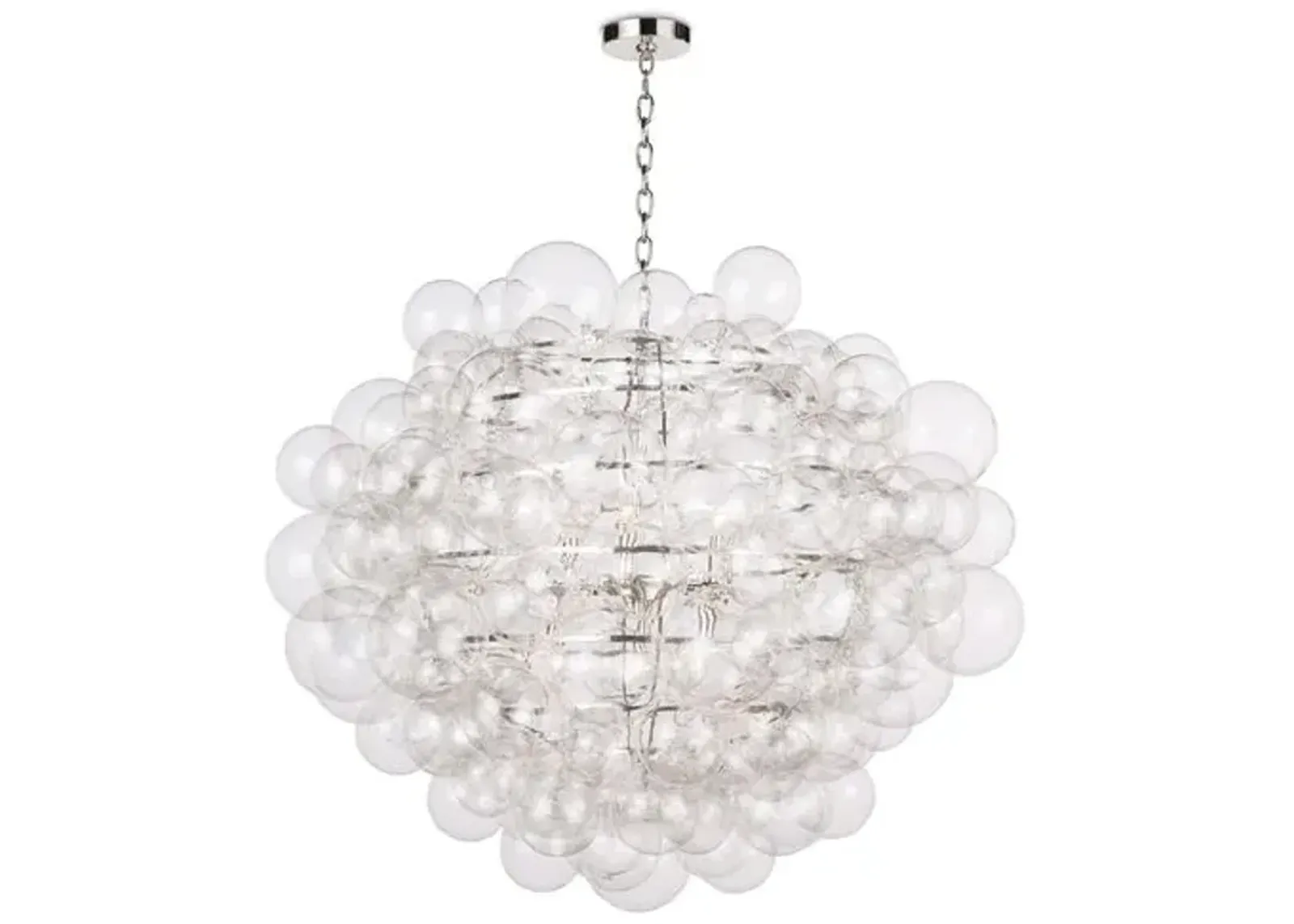 Nimbus Chandelier - Clear/Polished Nickel - Regina Andrew