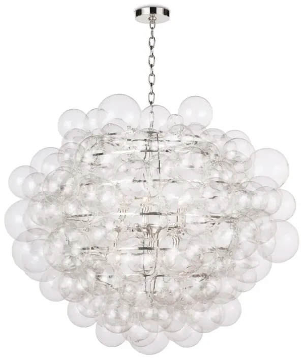 Nimbus Chandelier - Clear/Polished Nickel - Regina Andrew