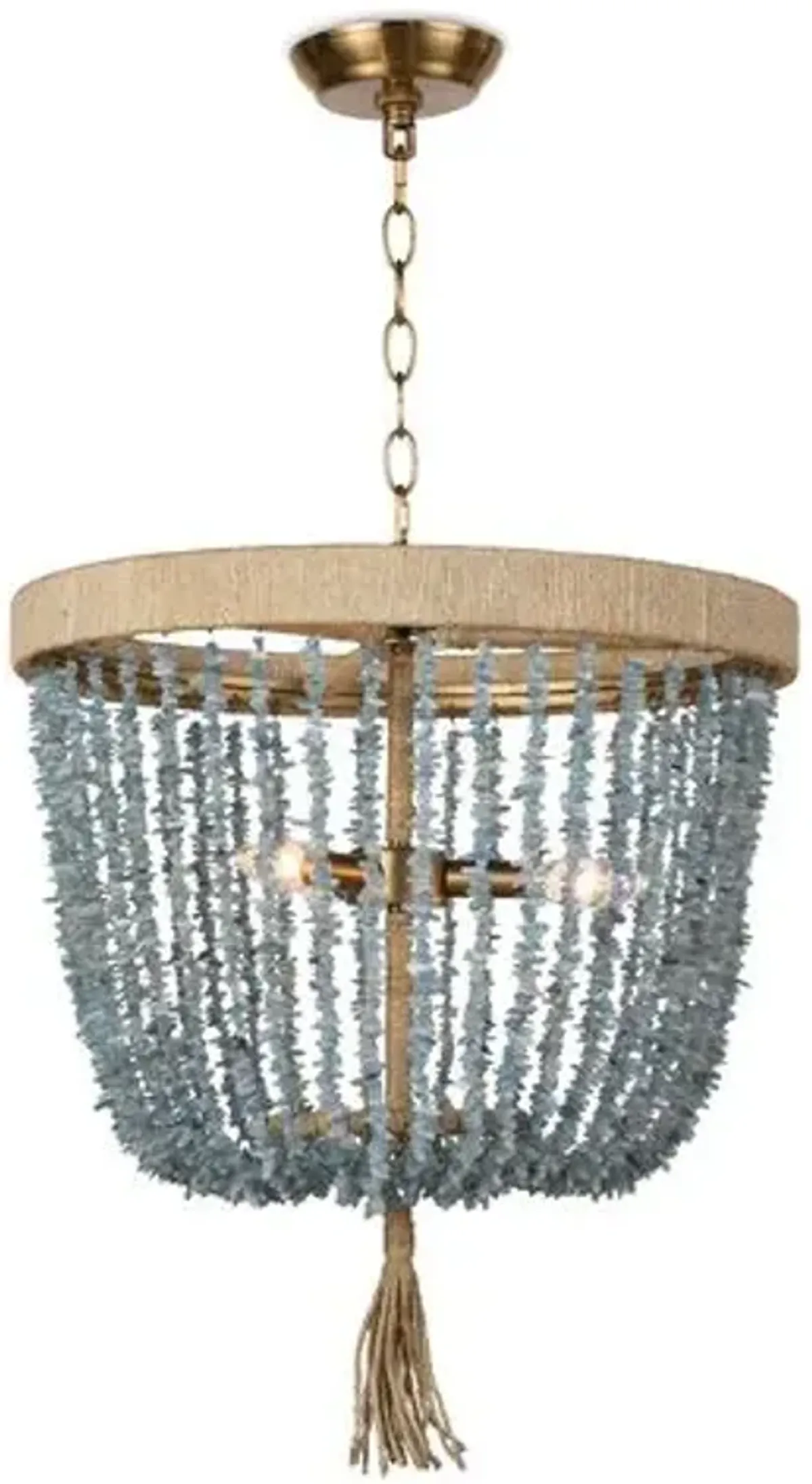 Milos Chandelier - Aqua - Regina Andrew - Blue