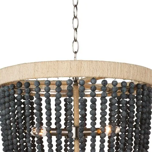 Milos Chandelier - Denim - Regina Andrew - Black