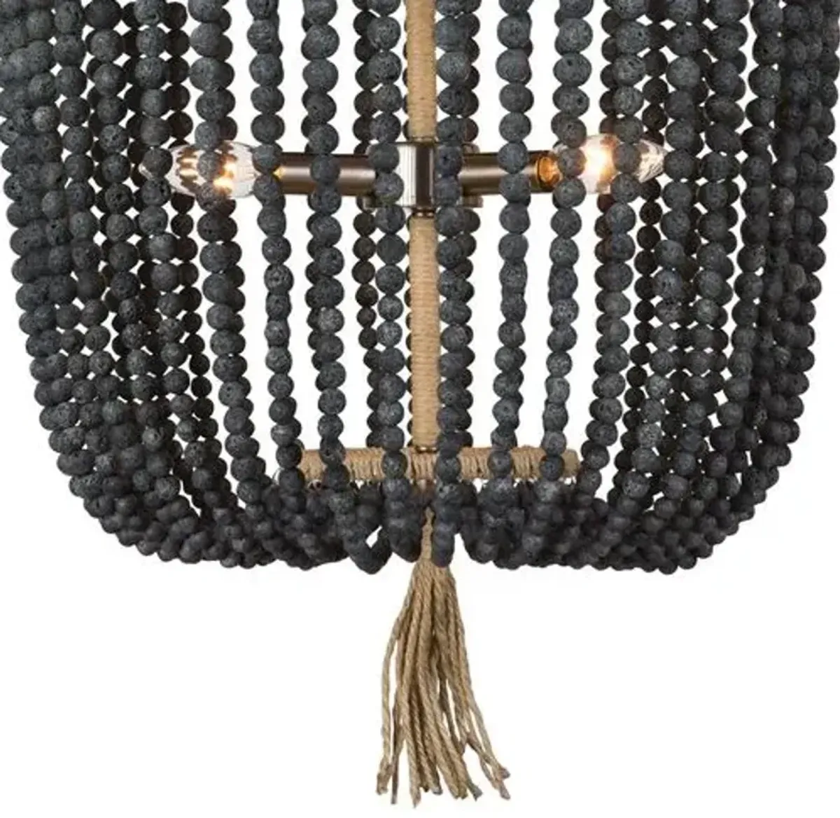 Milos Chandelier - Denim - Regina Andrew - Black