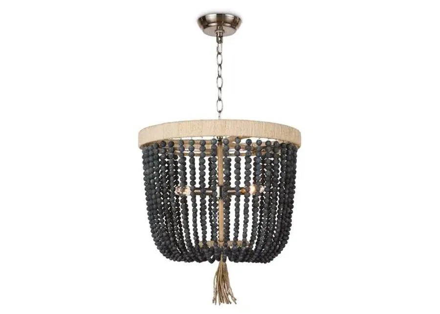 Milos Chandelier - Denim - Regina Andrew - Black