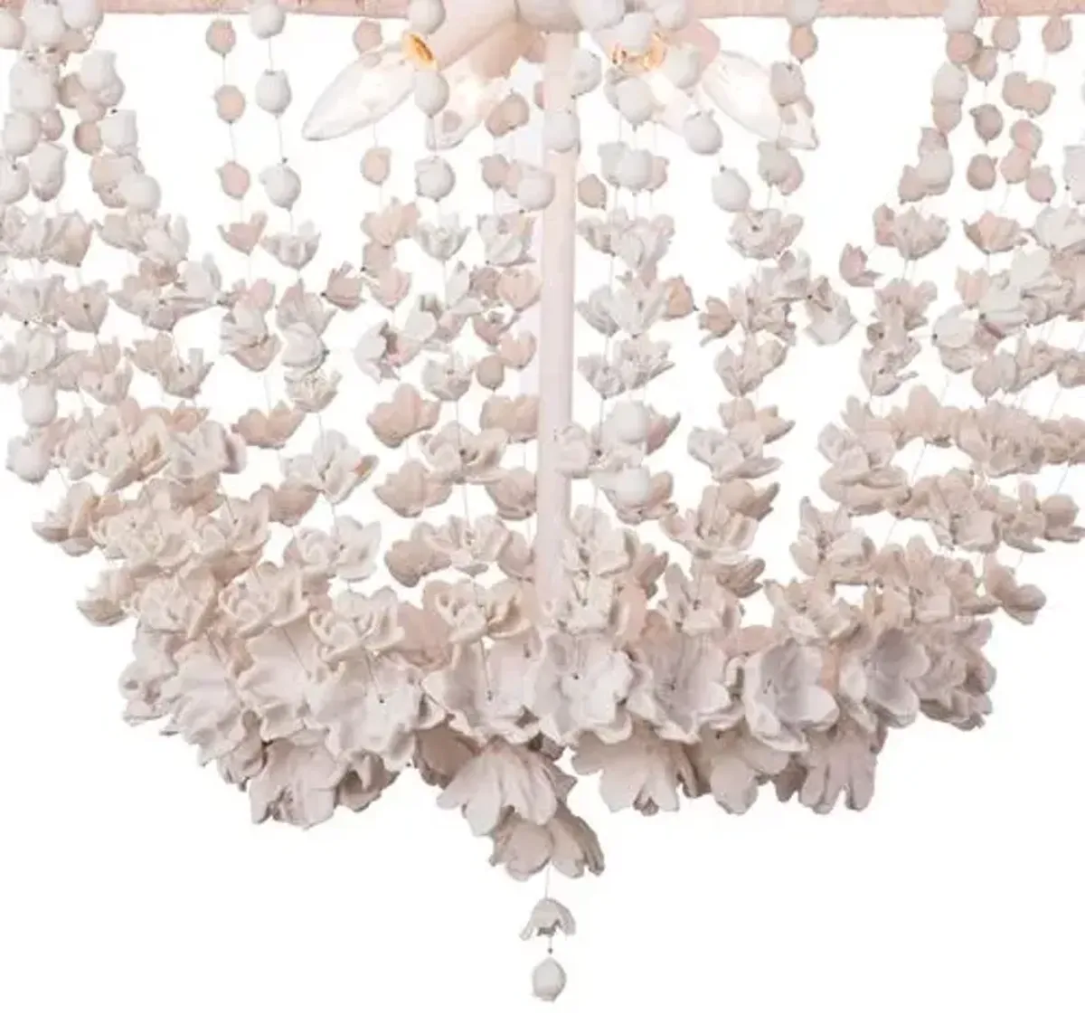 Vanessa Basin Chandelier - White - Regina Andrew