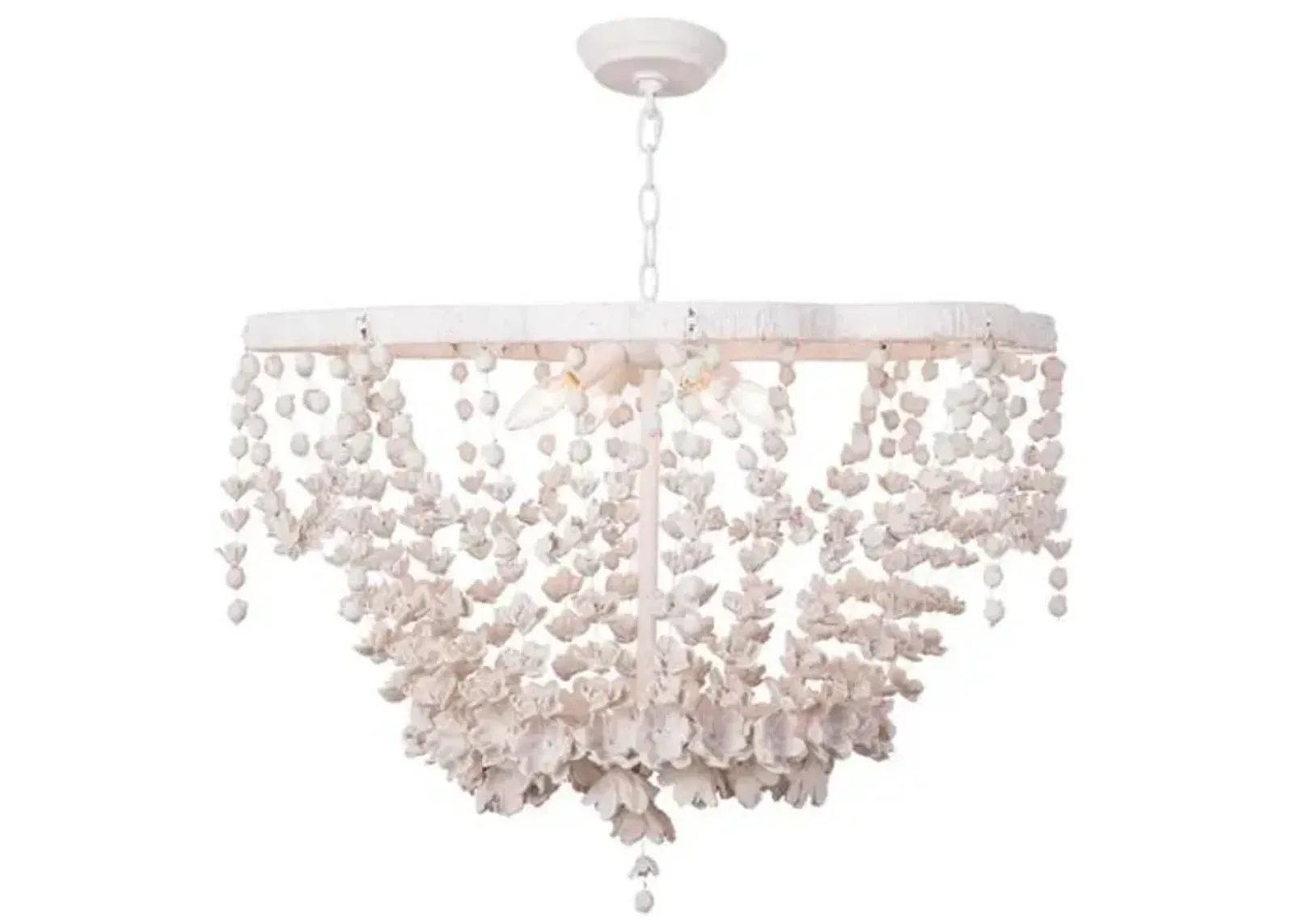 Vanessa Basin Chandelier - White - Regina Andrew