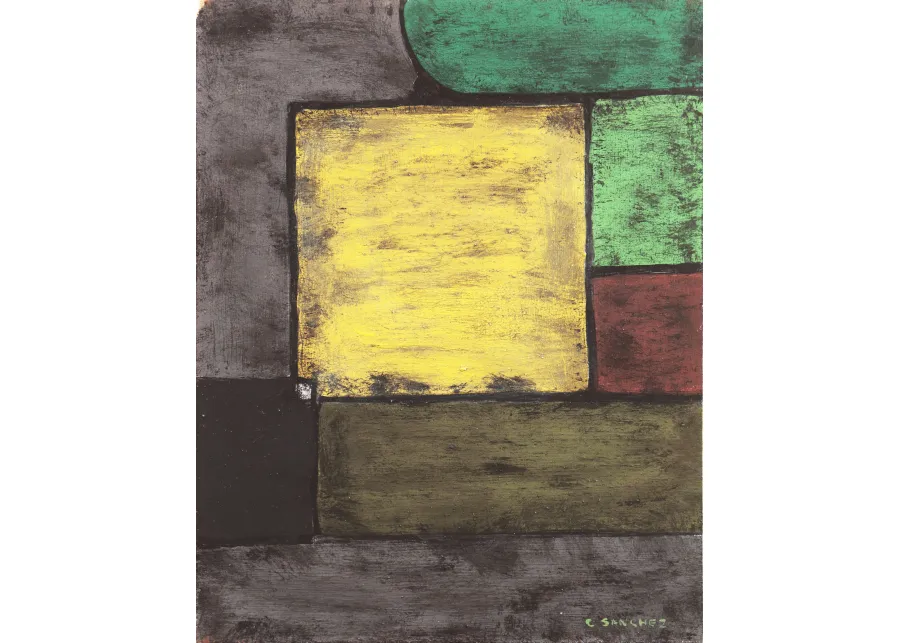 Green & Yellow Abstract - Carlos Sanchez - McNaught Fine Art