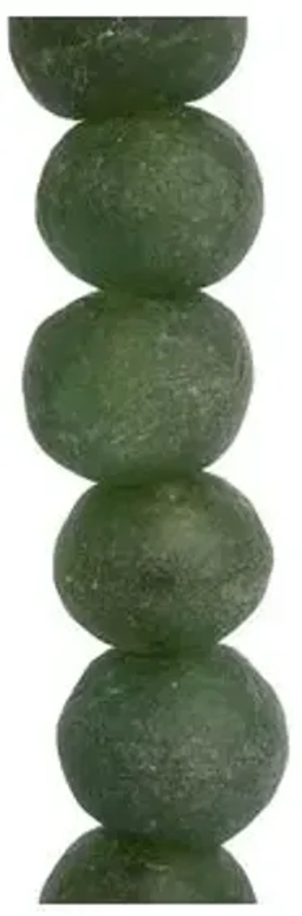 Asst. of 2 Ghanaian Glass Beads with Stand - Green - Ngala Trading Co.