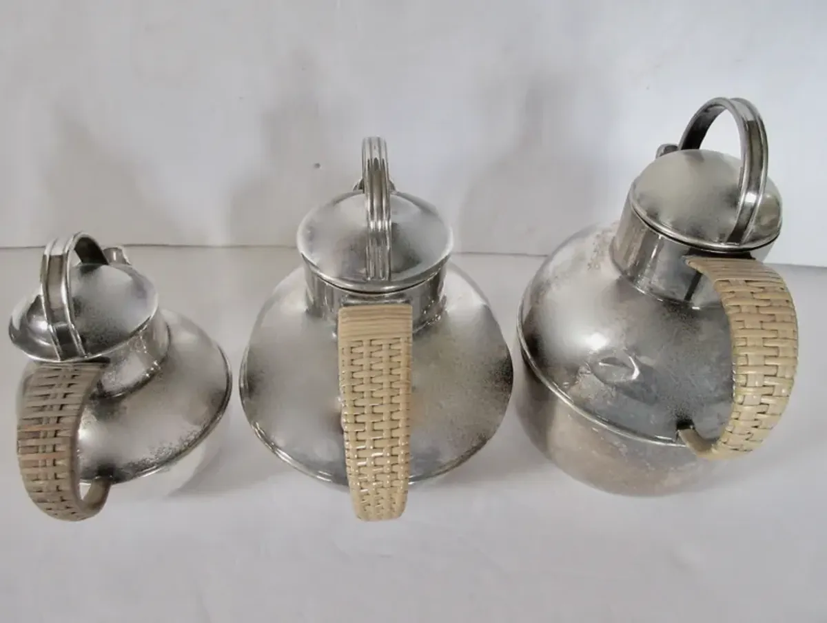 Silver Art Deco Milk Jug Collection - The Emporium Ltd.