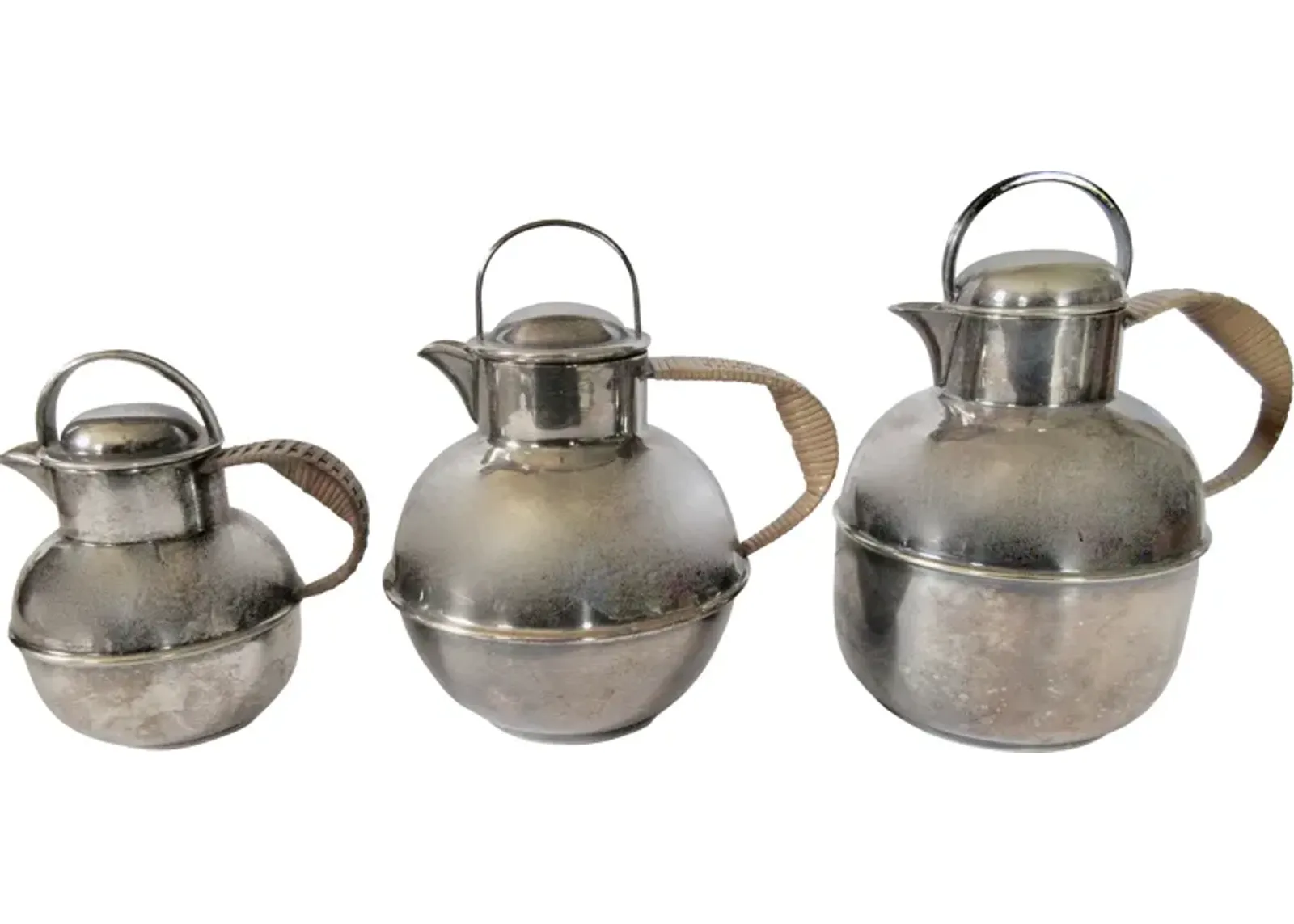 Silver Art Deco Milk Jug Collection - The Emporium Ltd.