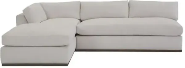 Pratt Crypton 3-Pc Sleeper Sectional - White
