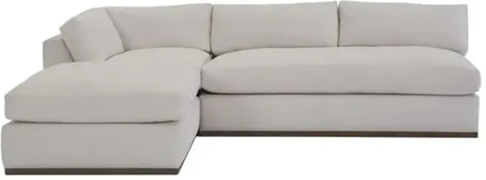 Pratt Crypton 3-Pc Modular Sectional - White