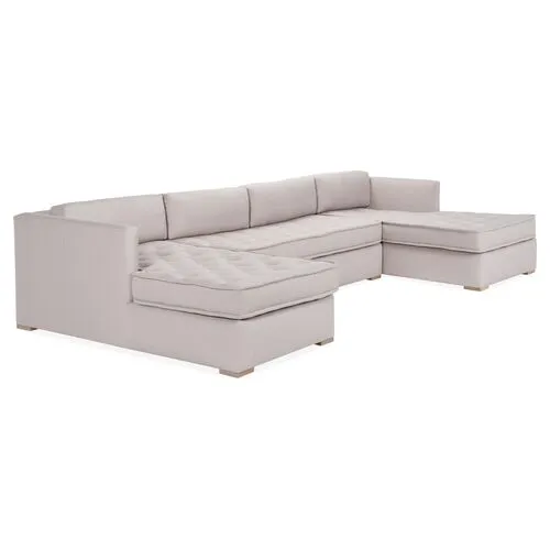 Lane U-Shaped Modular Sectional - Gray