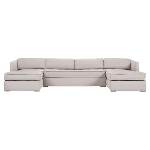 Lane U-Shaped Modular Sectional - Gray