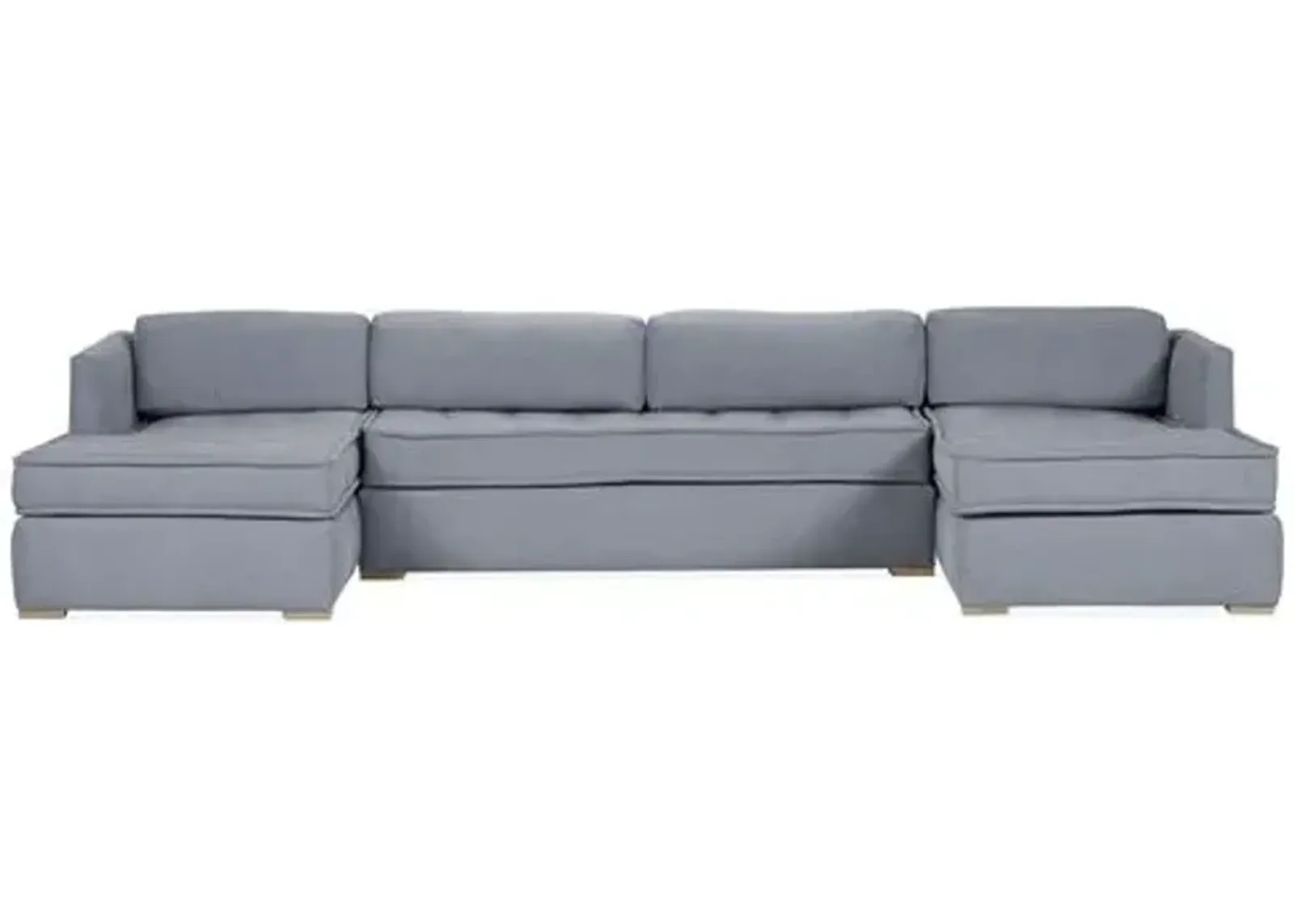 Lane U-Shaped Modular Sectional - Blue