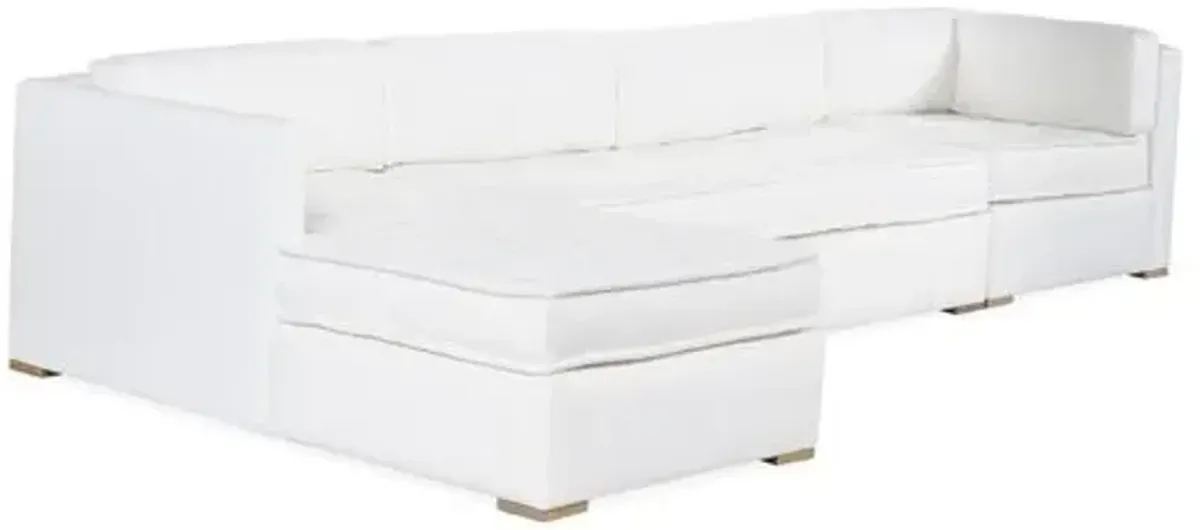 Lane LF 3-Pc Modular Sectional - White