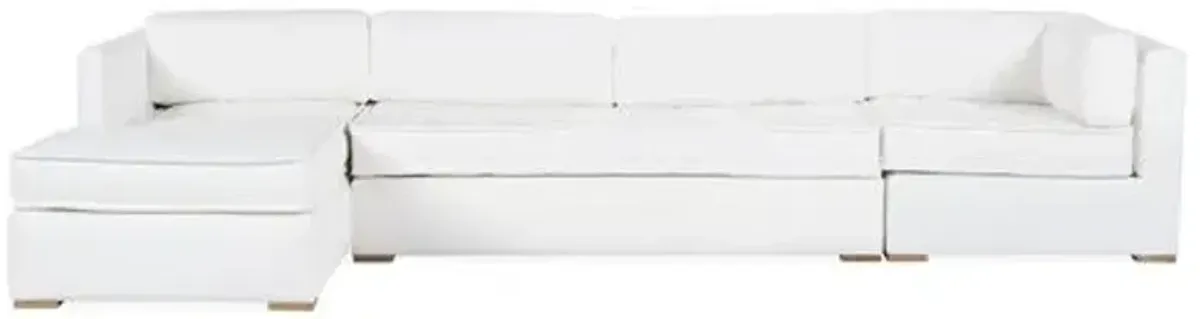 Lane LF 3-Pc Modular Sectional - White