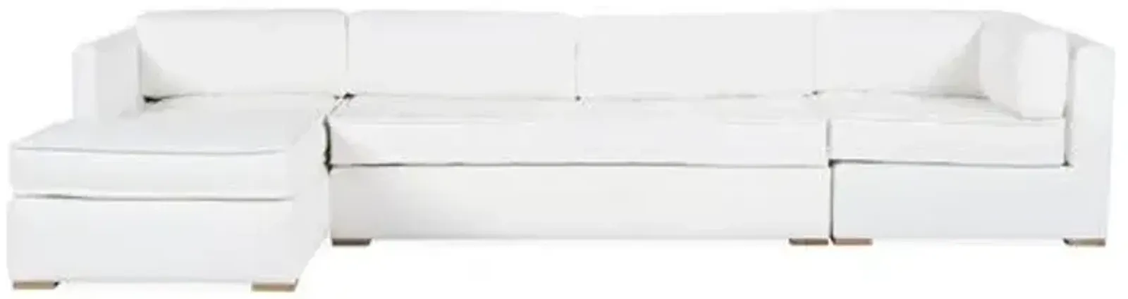 Lane LF 3-Pc Modular Sectional - White