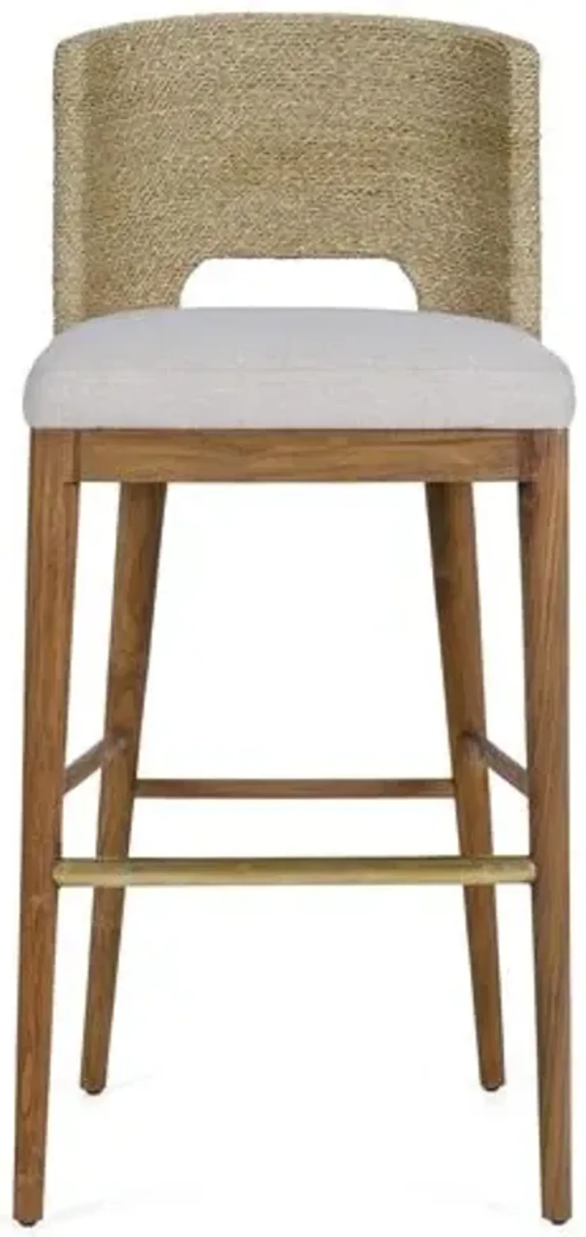 Amalfi Counter Stool - Praline/Flint Gray Crypton - Brownstone Furniture