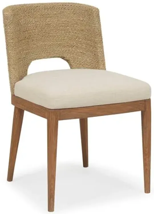 Amalfi Side Chair - Praline/Ivory Crypton - Brownstone Furniture