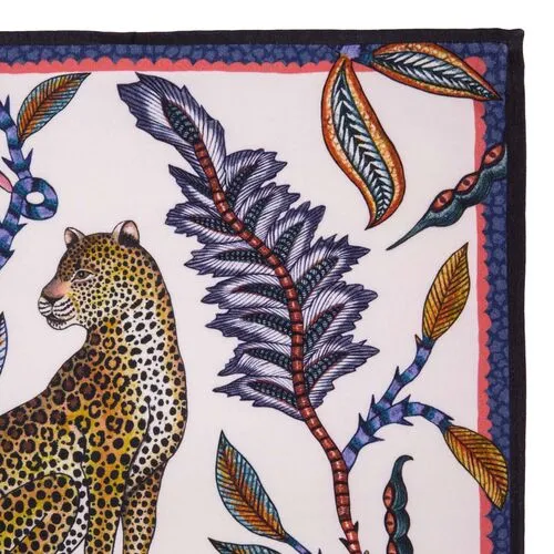 Set of 2 Leopard Frost Napkins - Pink - Ngala Trading Co.