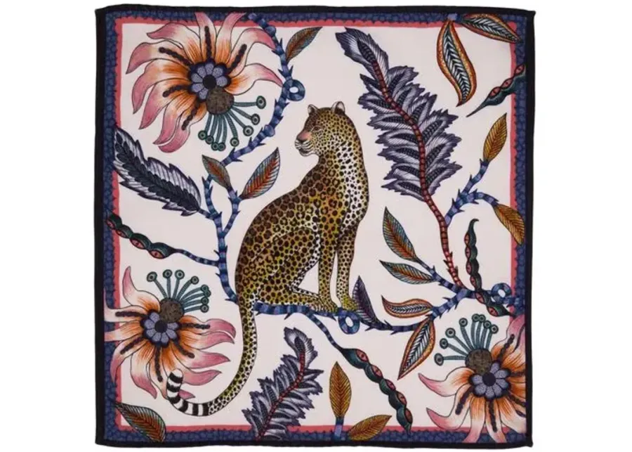 Set of 2 Leopard Frost Napkins - Pink - Ngala Trading Co.