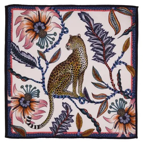 Set of 2 Leopard Frost Napkins - Pink - Ngala Trading Co.