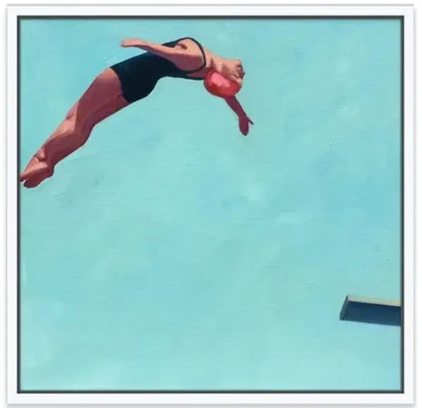 T.S. Harris - Touching The Sky Painting - Blue