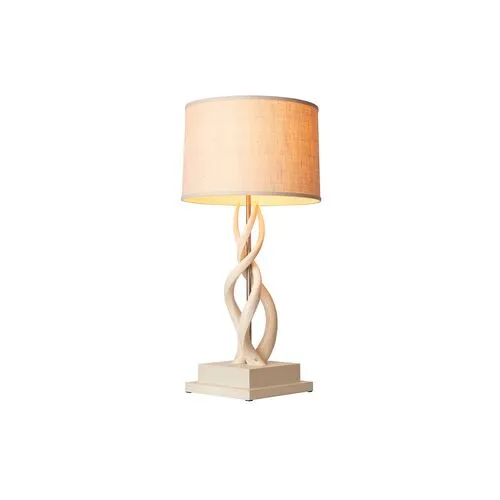 Triple Kudu Horn Table Lamp - Cream - Ngala Trading Co.