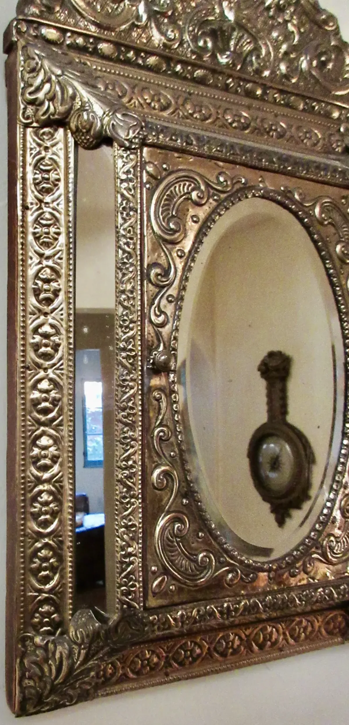 Antique Mirrored Key Safe