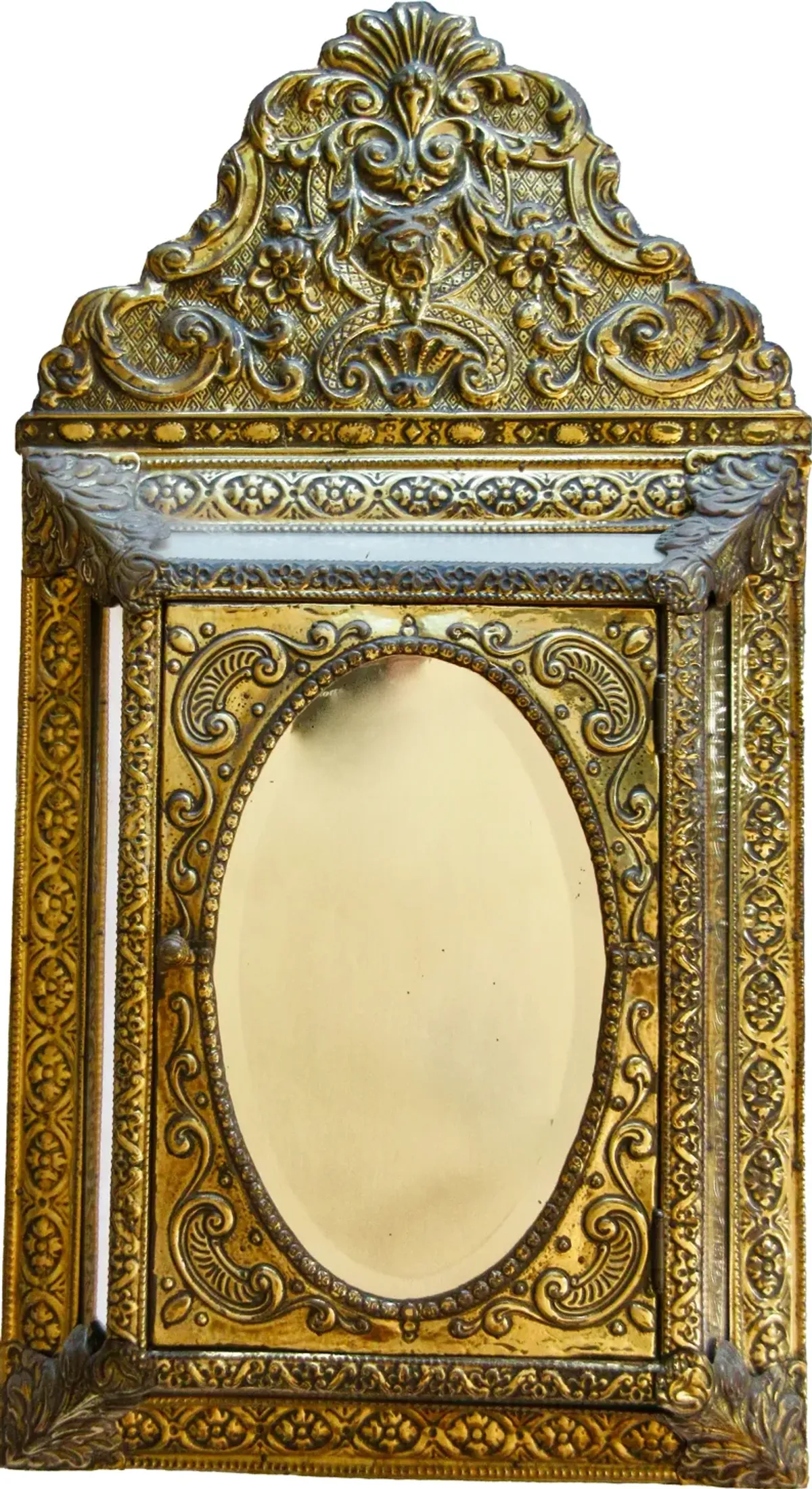 Antique Mirrored Key Safe