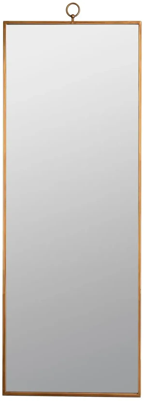 Leona Leaning Floor Mirror, Gold