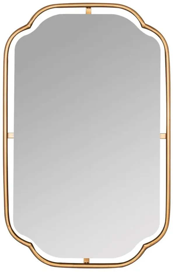 Madix Wall Mirror, Gold