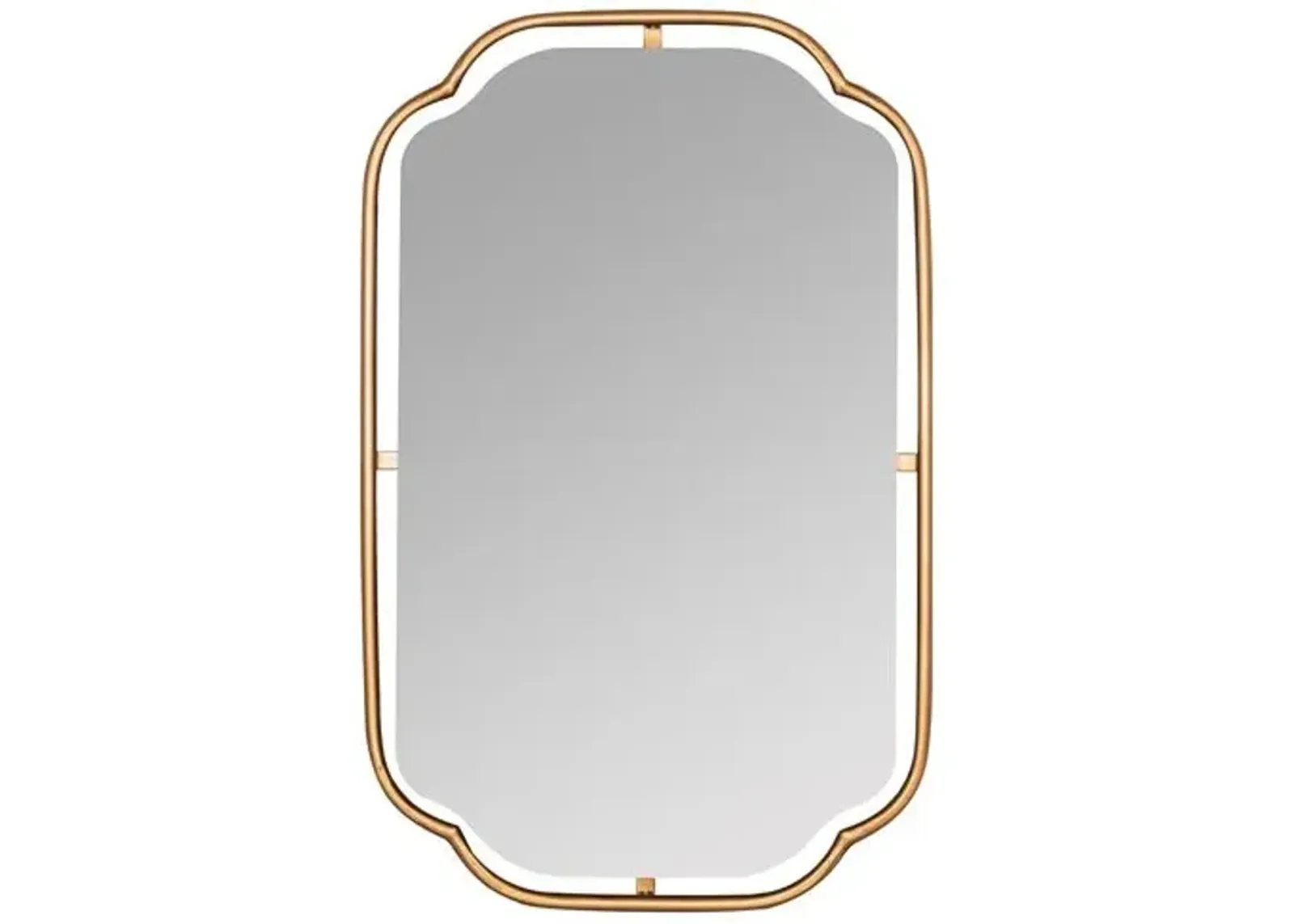 Madix Wall Mirror - Gold