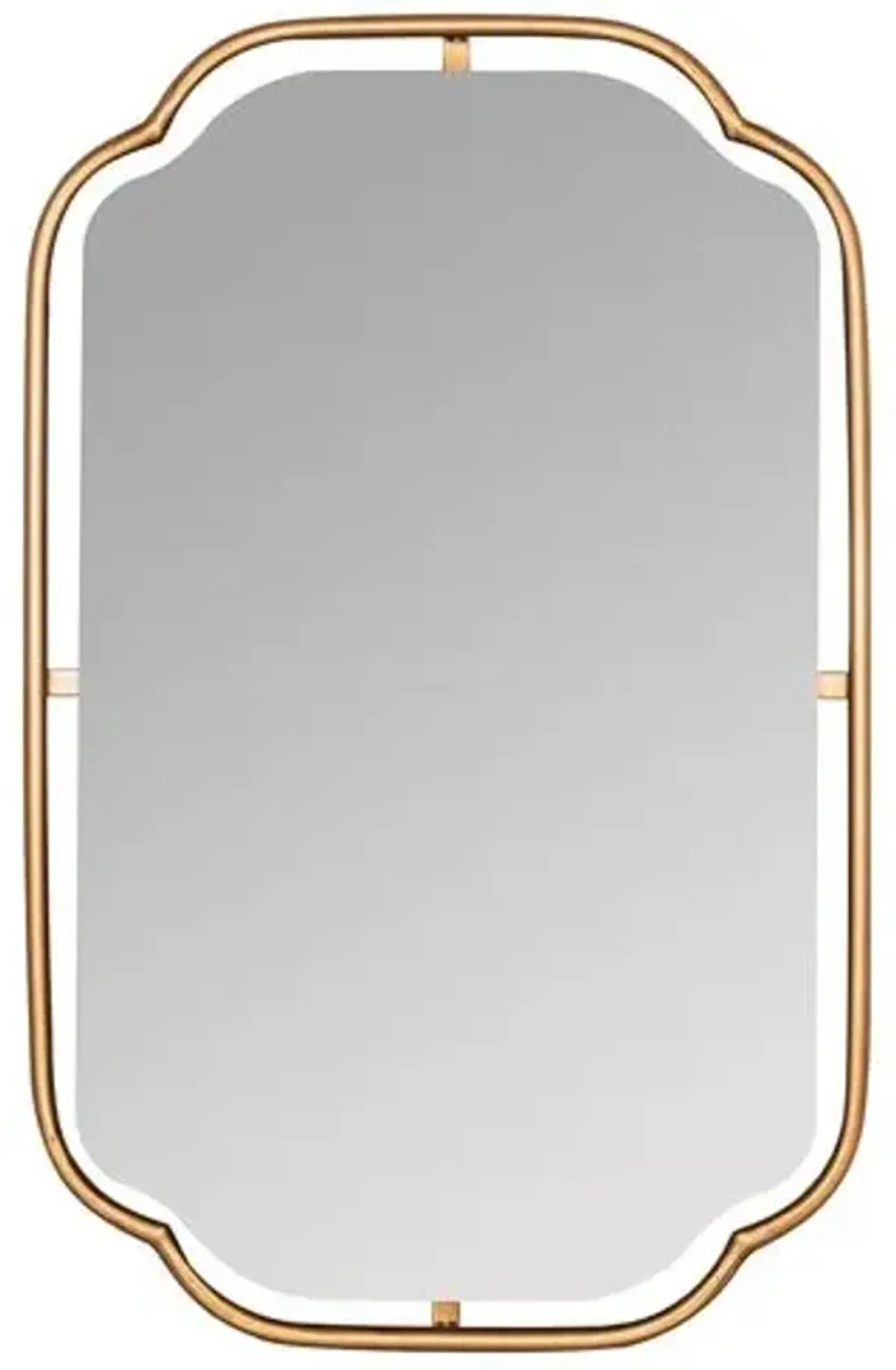 Madix Wall Mirror - Gold