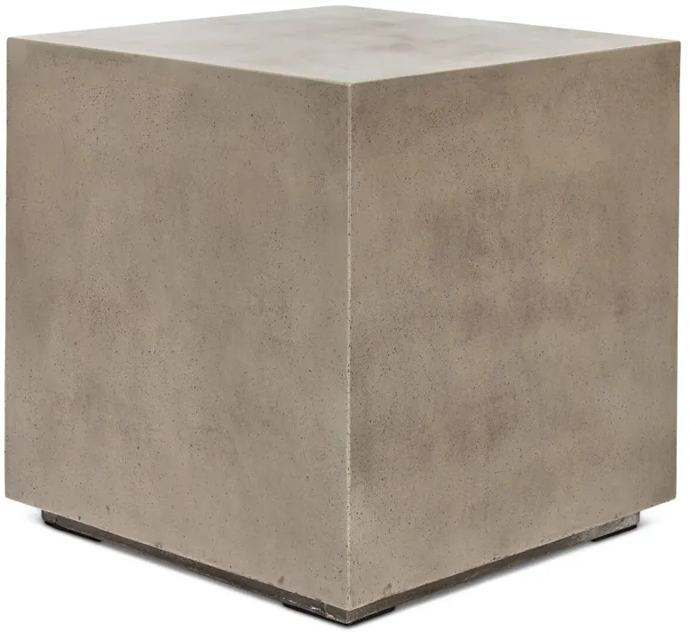Elwood Indoor/Outdoor Bloc Concrete Side Table