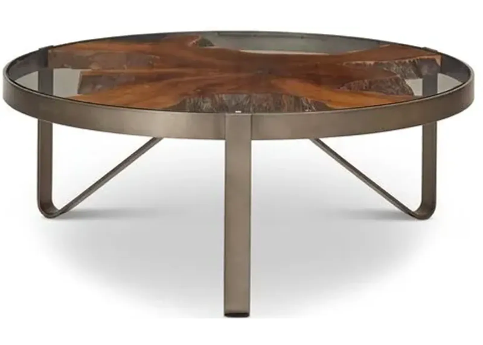 Candess Coffee Table - Galvanized Gray