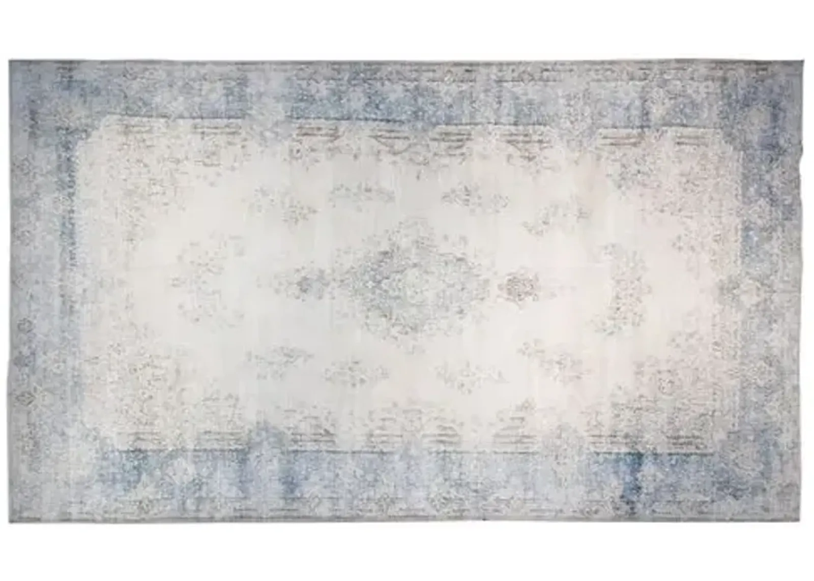 11'x16' Cassie Handmade Rug - Ivory/Light Blue - F.J. Kashanian - Blue